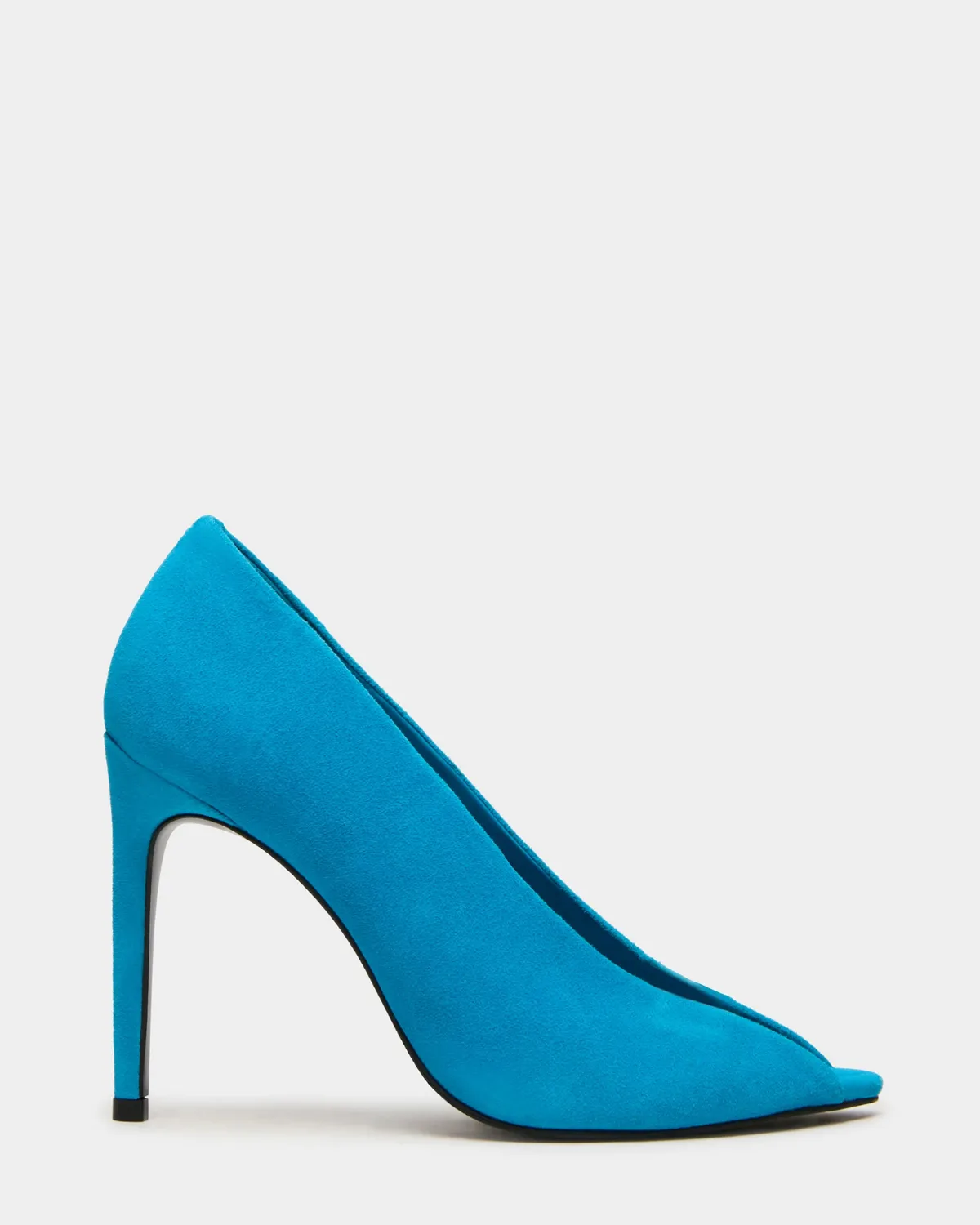 Santino Peep Toe Heels - Suede - Leather
