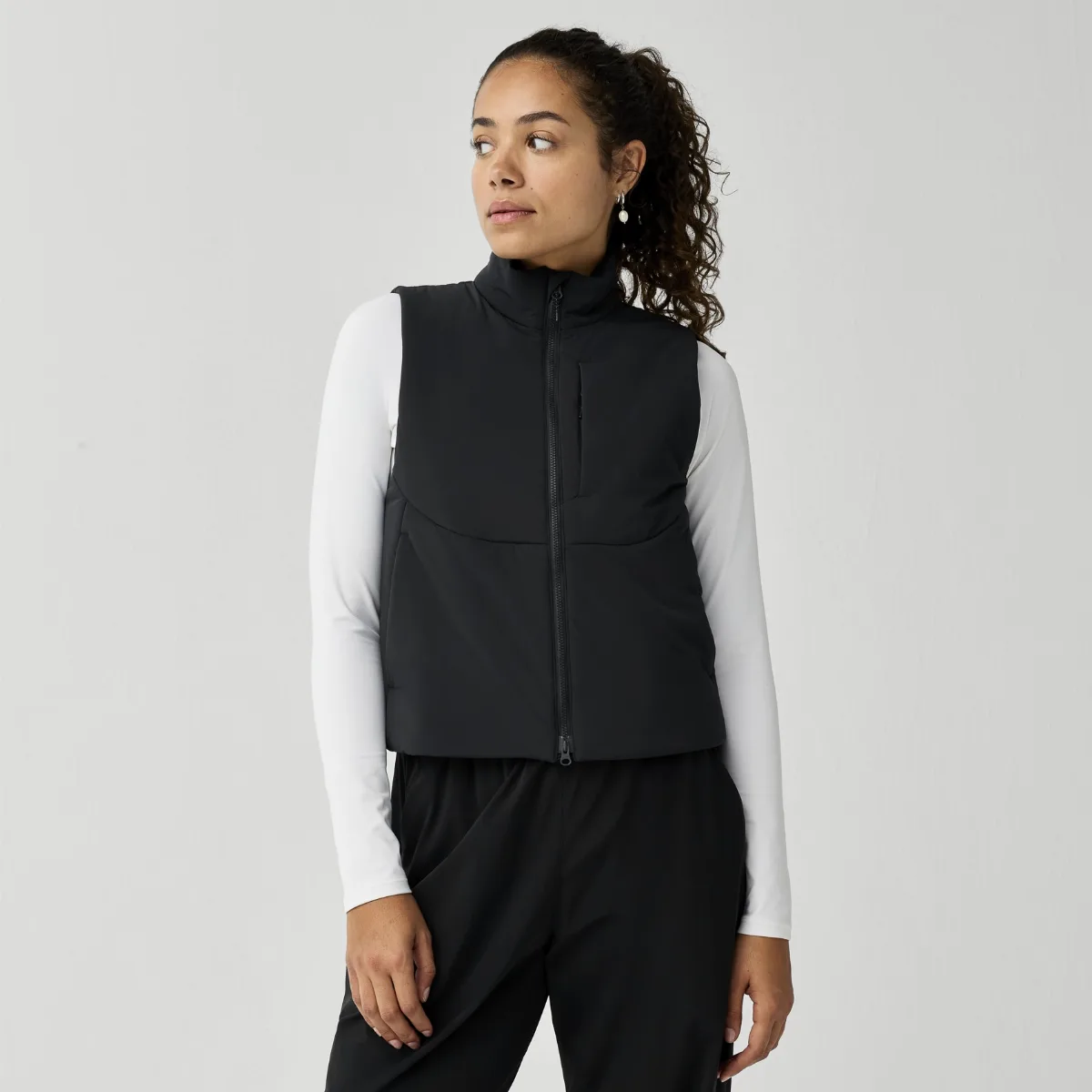 Movement Insulated Crop Vest by Brooks Running