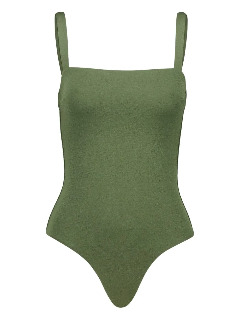 Crinkle Square-Neck Swimsuit by Matteau