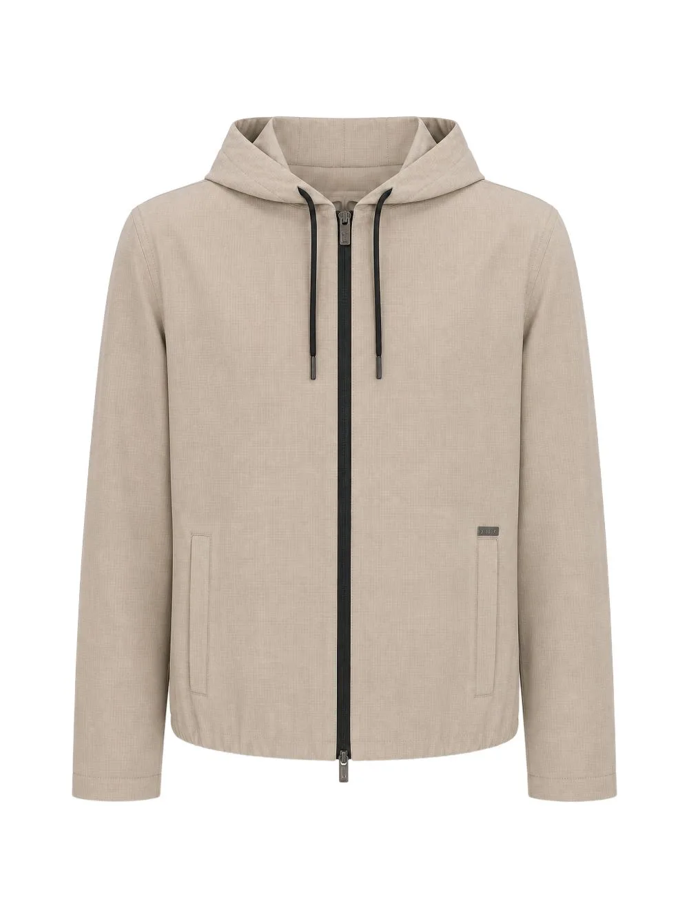 Hooded Zip-Up Jacket by Tombolini