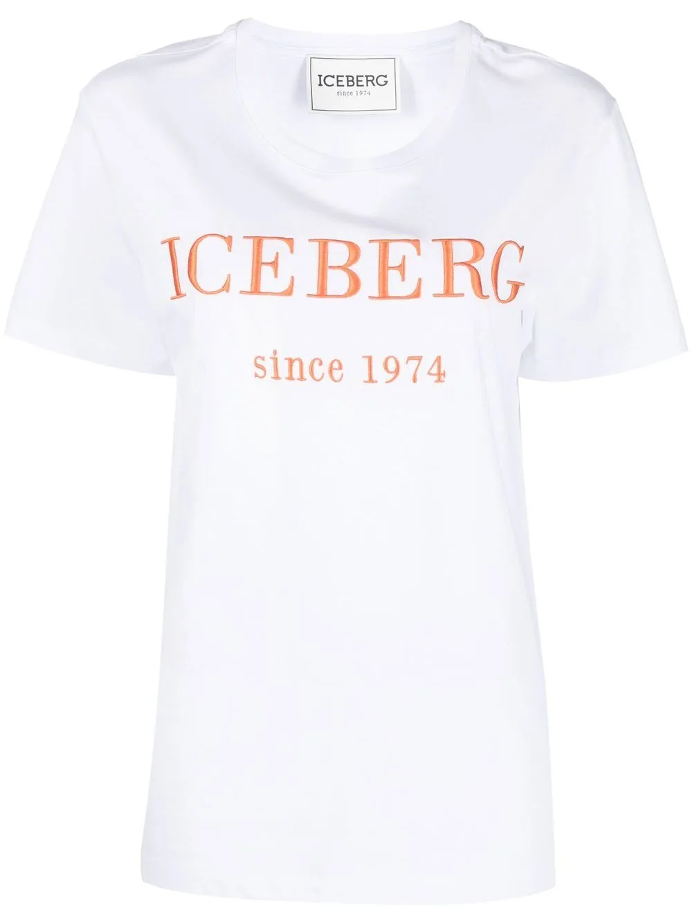 Logo-Print Short-Sleeve T-Shirt by Iceberg