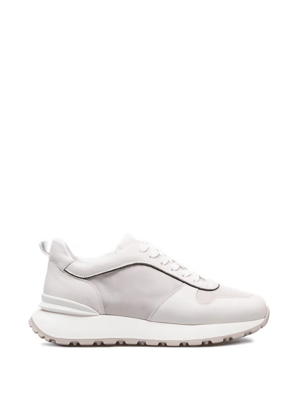 Panelled Leather Sneakers by Doucal's
