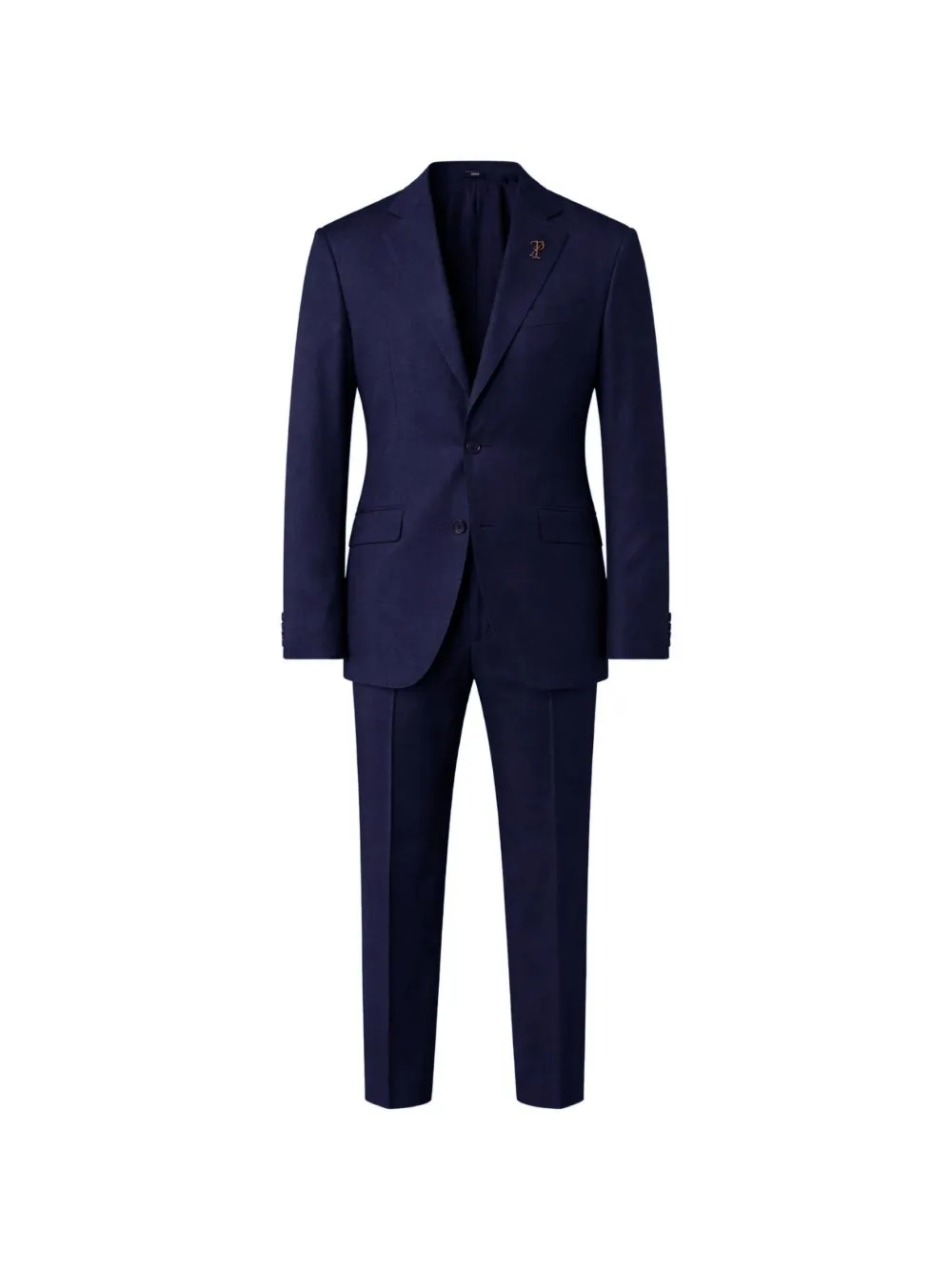 Logo-Plaque Wool Suit by Pal Zileri