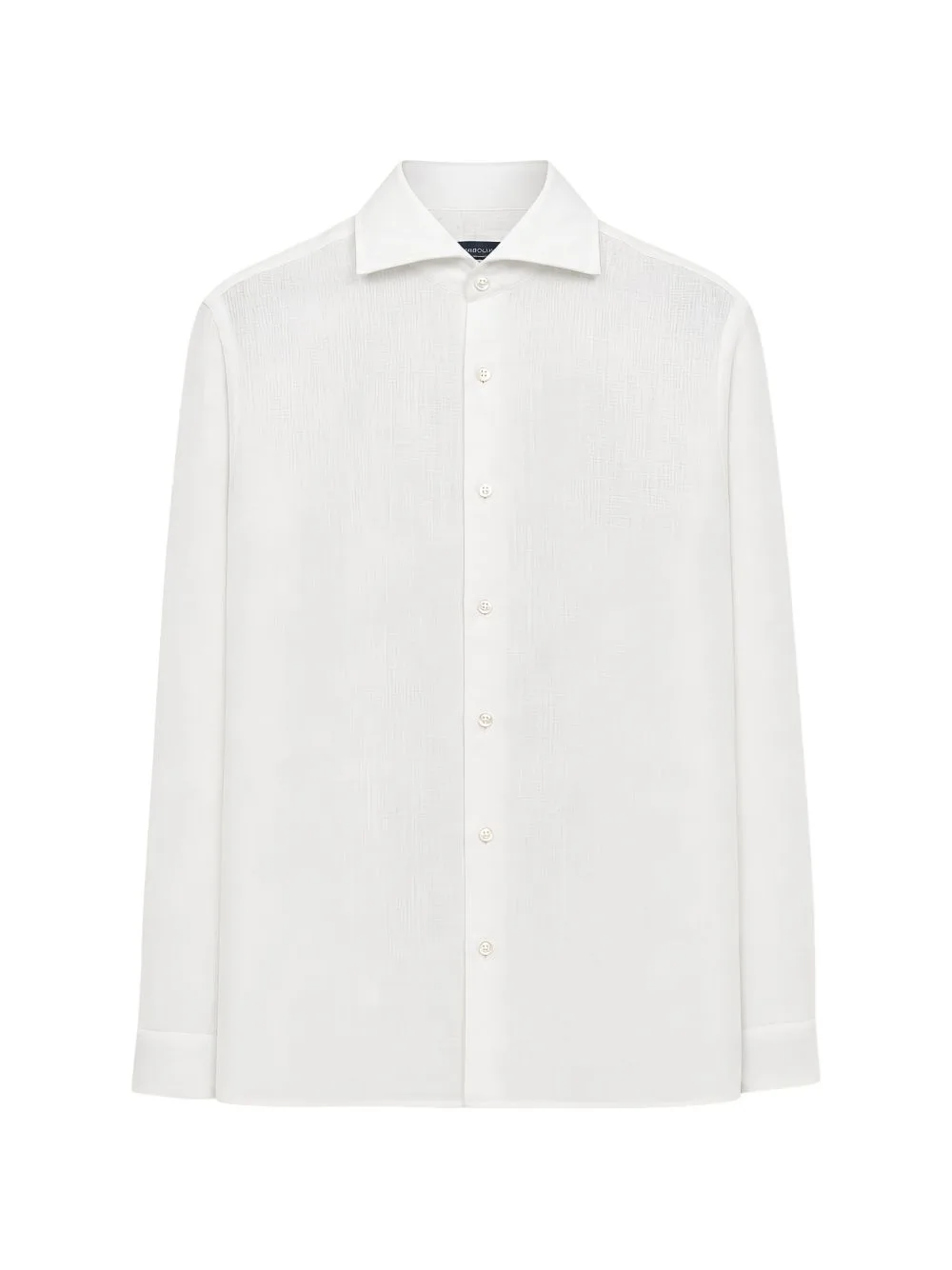 Spread-Collar Long-Sleeve Shirt