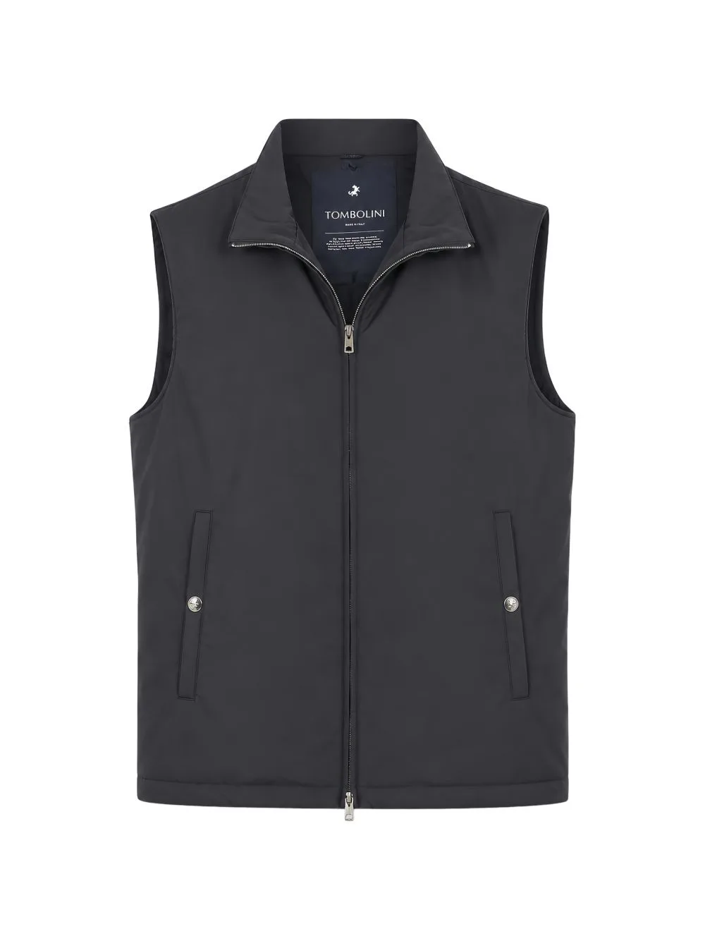 Logo-Plaque Zip-Up Gilet by Tombolini