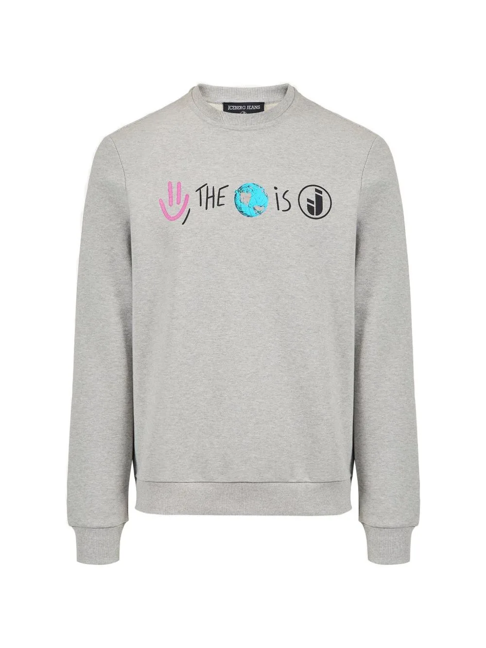 Graphic-Print Long-Sleeve Sweatshirt by Iceberg