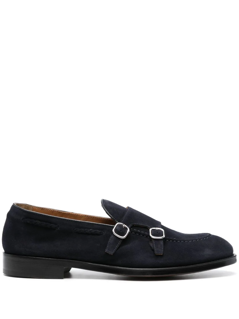 Double-Buckle Suede Shoes by Doucal's