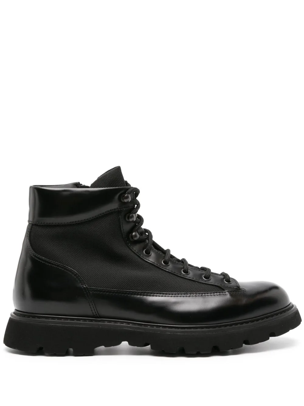 Lace-Up Panelled Ankle Boots by Doucal's
