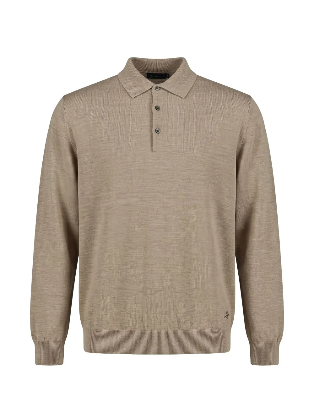 Polo-Collar Wool Polo Shirt by Tombolini