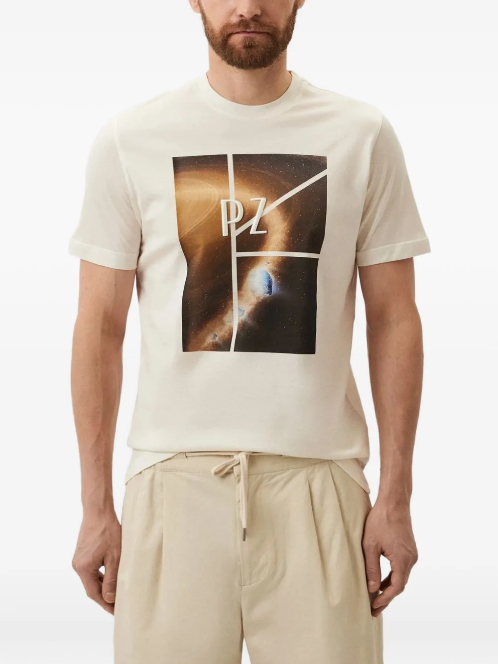 Graphic Print T-Shirt by Pal Zileri