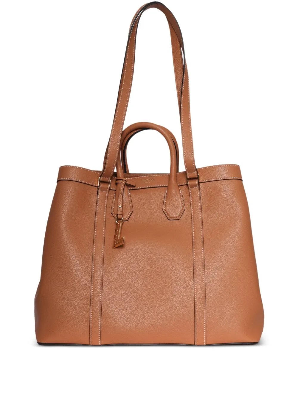 Leather Tote Bag by Lancel