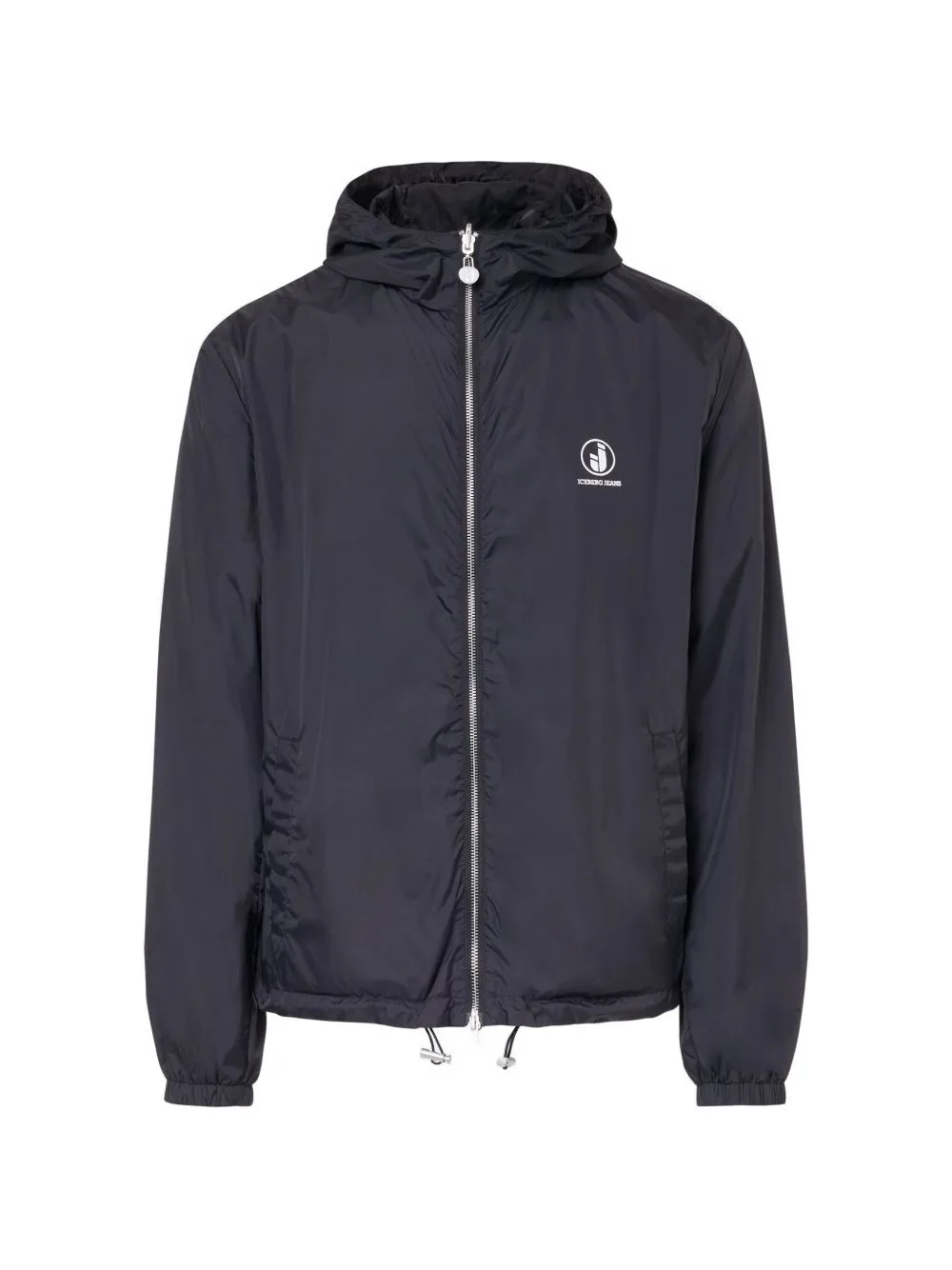 Logo-Print Hooded Jacket by Iceberg