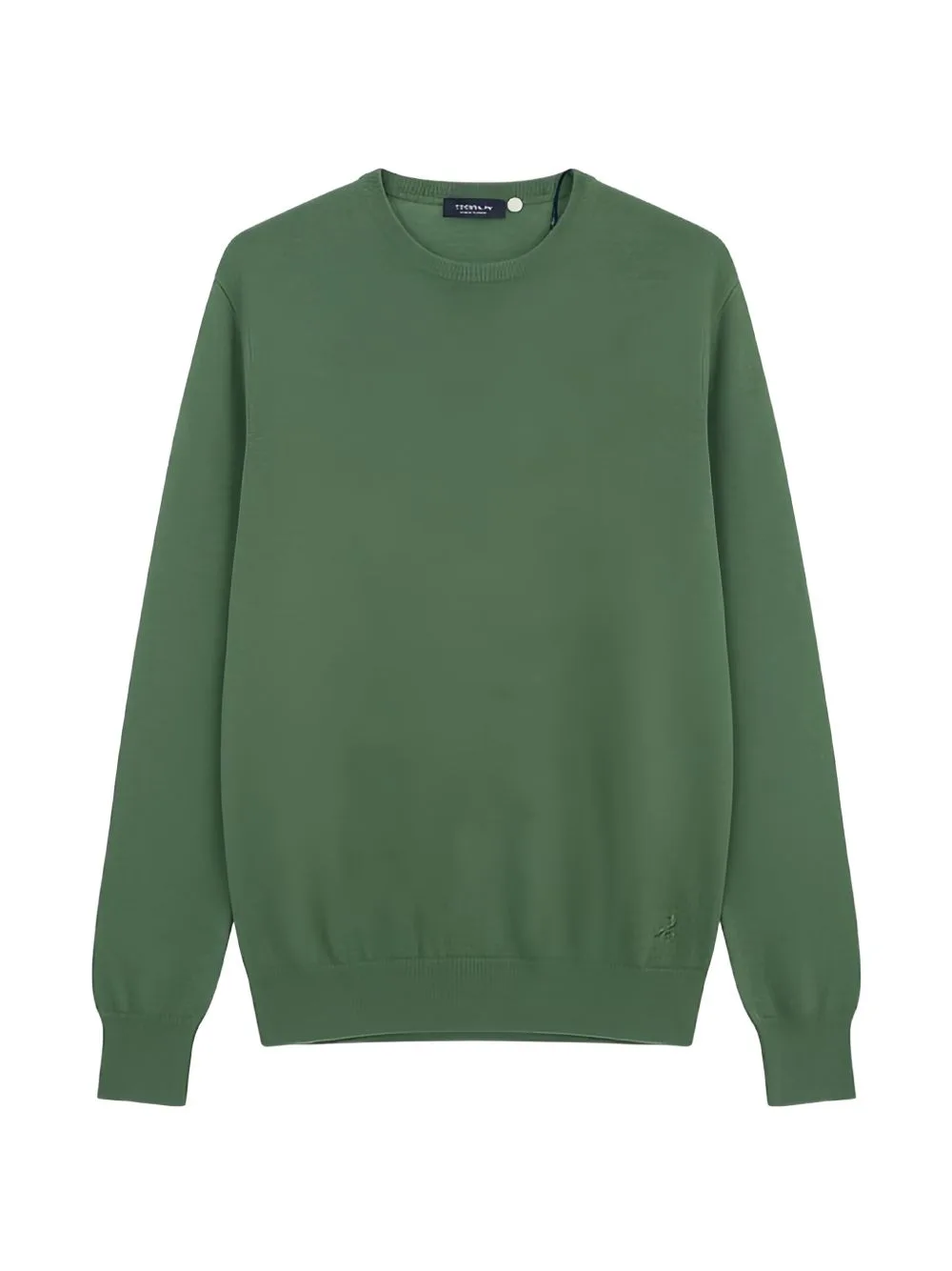 Crew-Neck Long-Sleeve Sweater by Tombolini