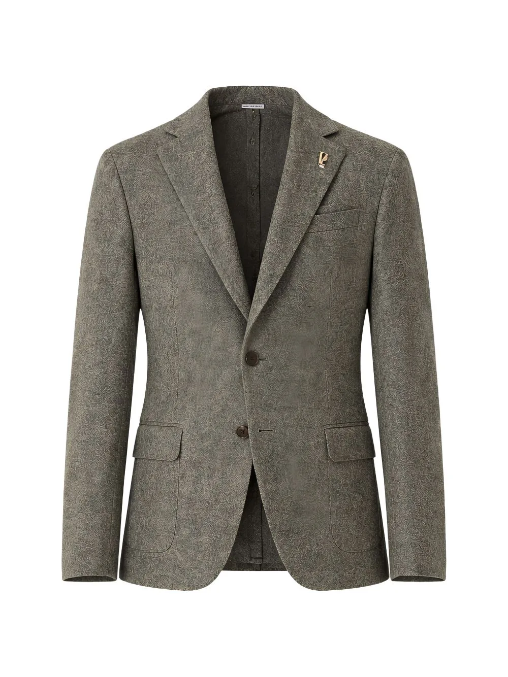 Herringbone-Pattern Single-Breasted Blazer by Pal Zileri