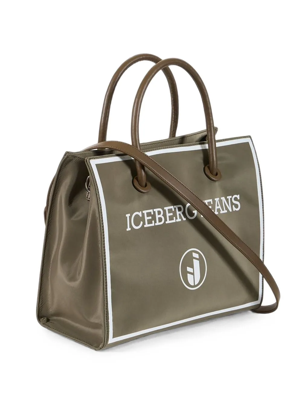 Logo-Print Tote Bag by Iceberg