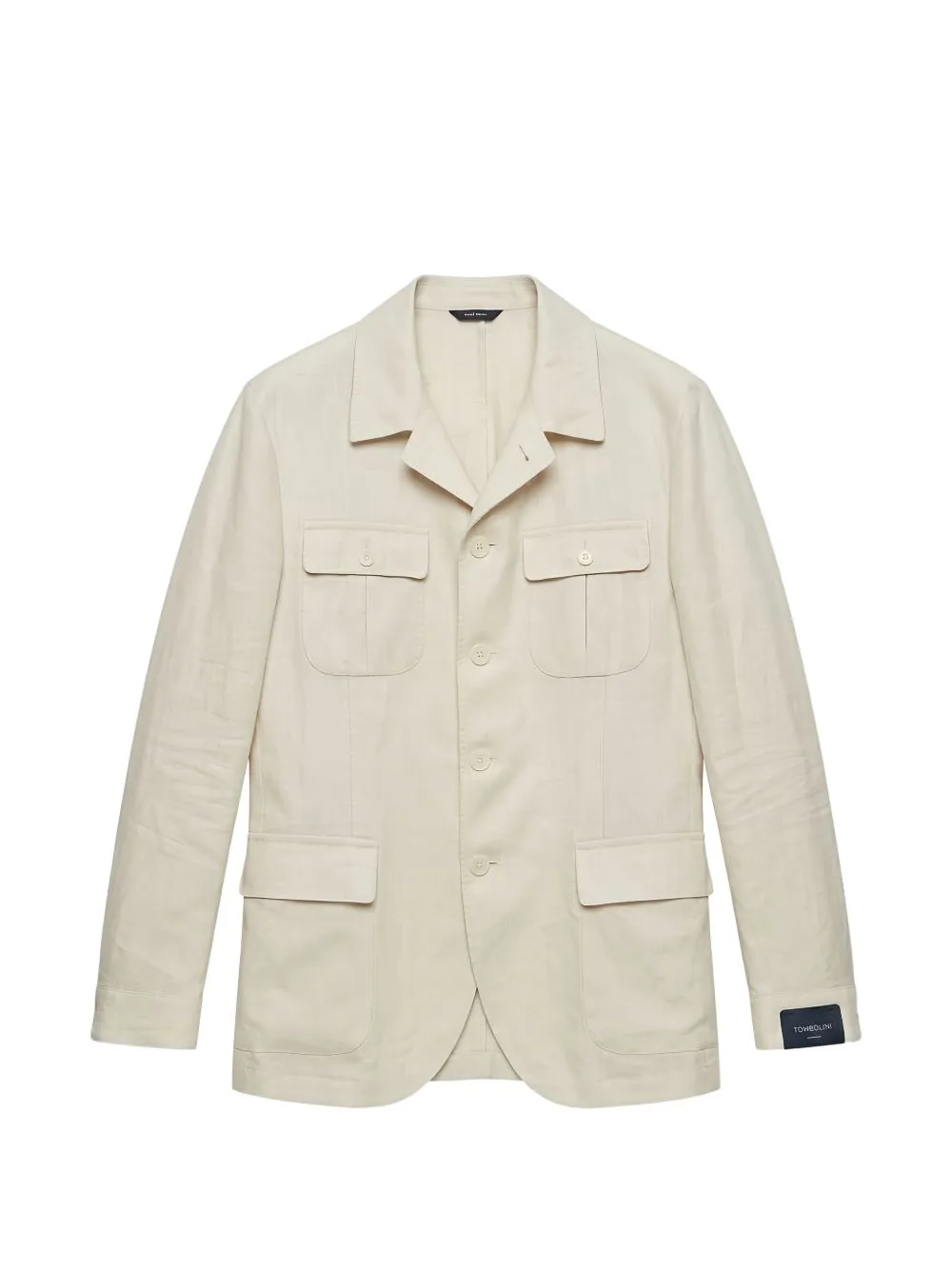 Patch-Pocket Shirt Jacket by Tombolini