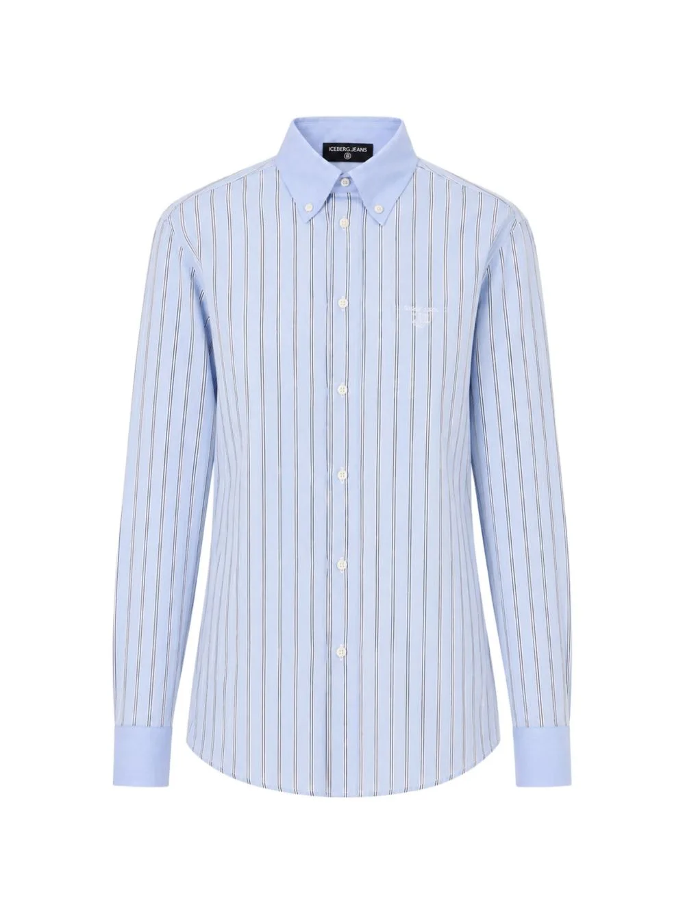 Striped Button-Down Shirt by Iceberg