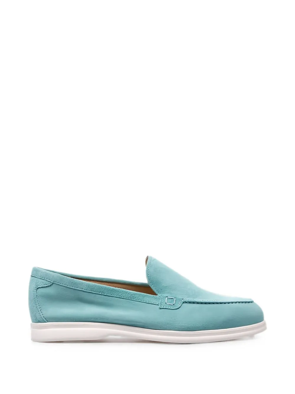 Suede Almond-Toe Loafers by Doucal's