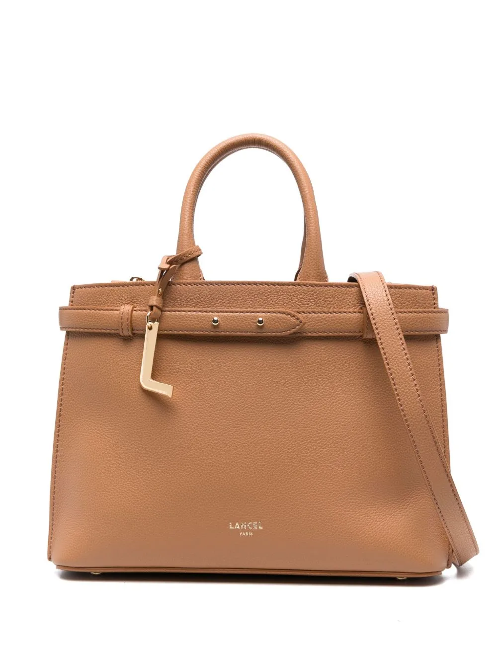 Mini Leather Tote Bag by Lancel