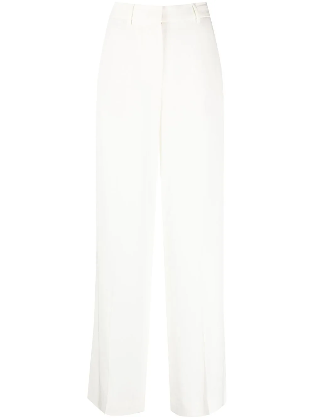 High-Waisted Straight-Leg Trousers