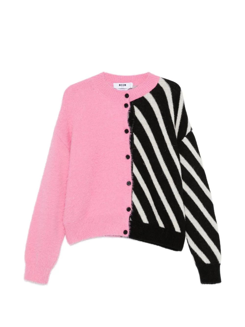 Striped Buttoned Cardigan by MSGM