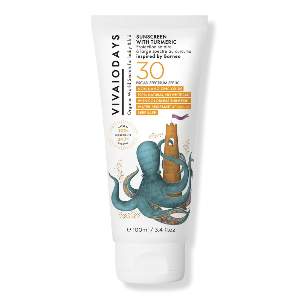 Turmeric Broad Spectrum 100% Natural Mineral Sunscreen SPF 30 by VIVAIODAYS