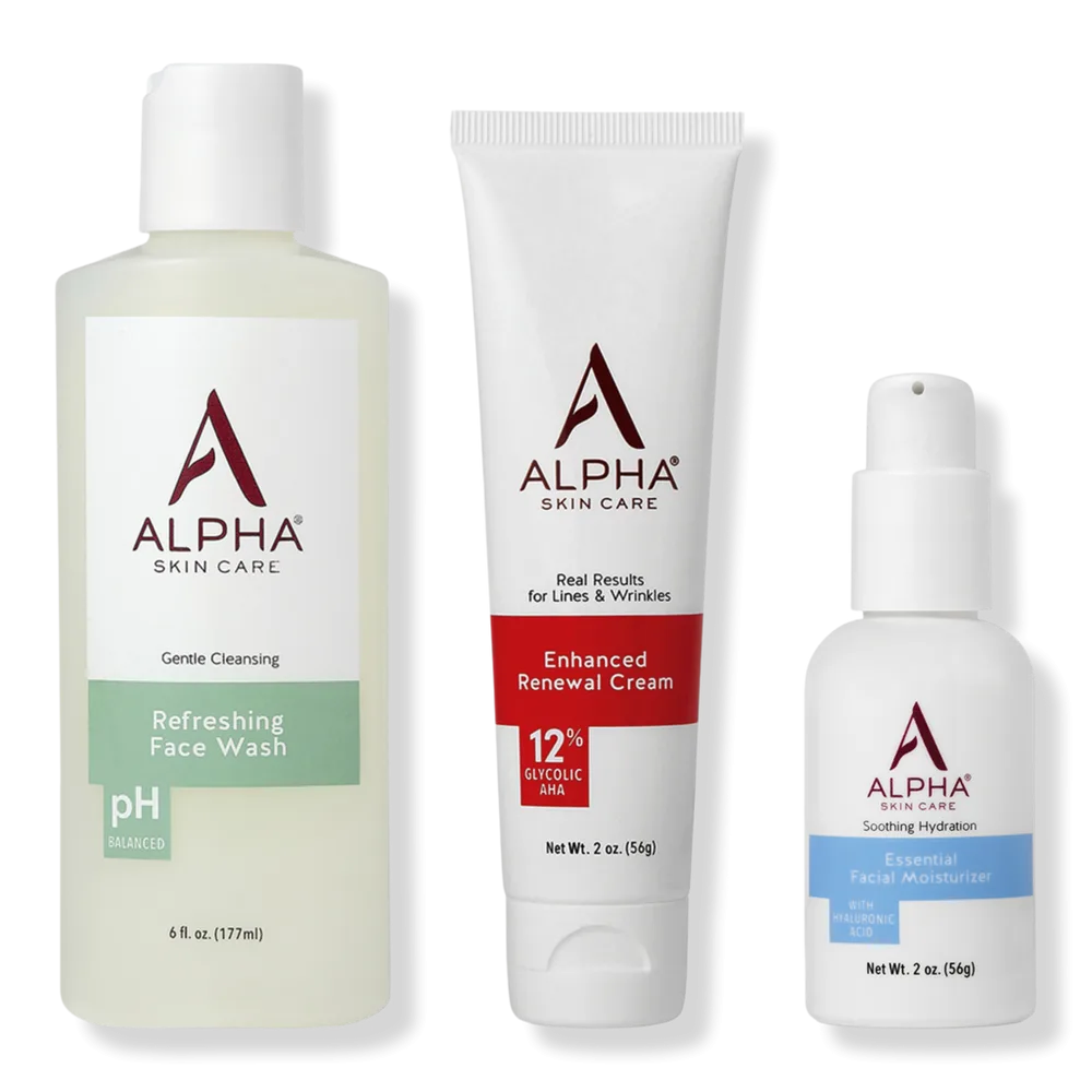 Morning Facial Routine by Alpha Skincare