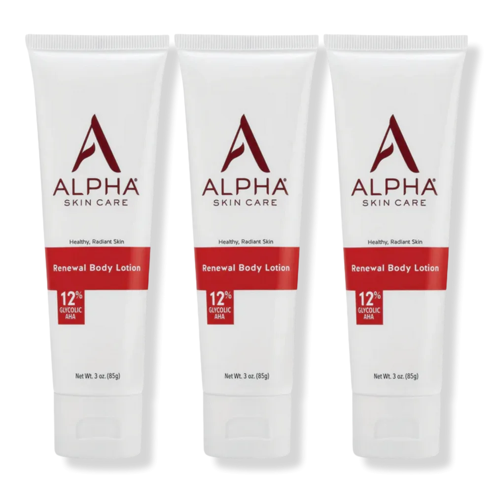Travel Renewal Body Lotion 12% Glycolic AHA by Alpha Skincare