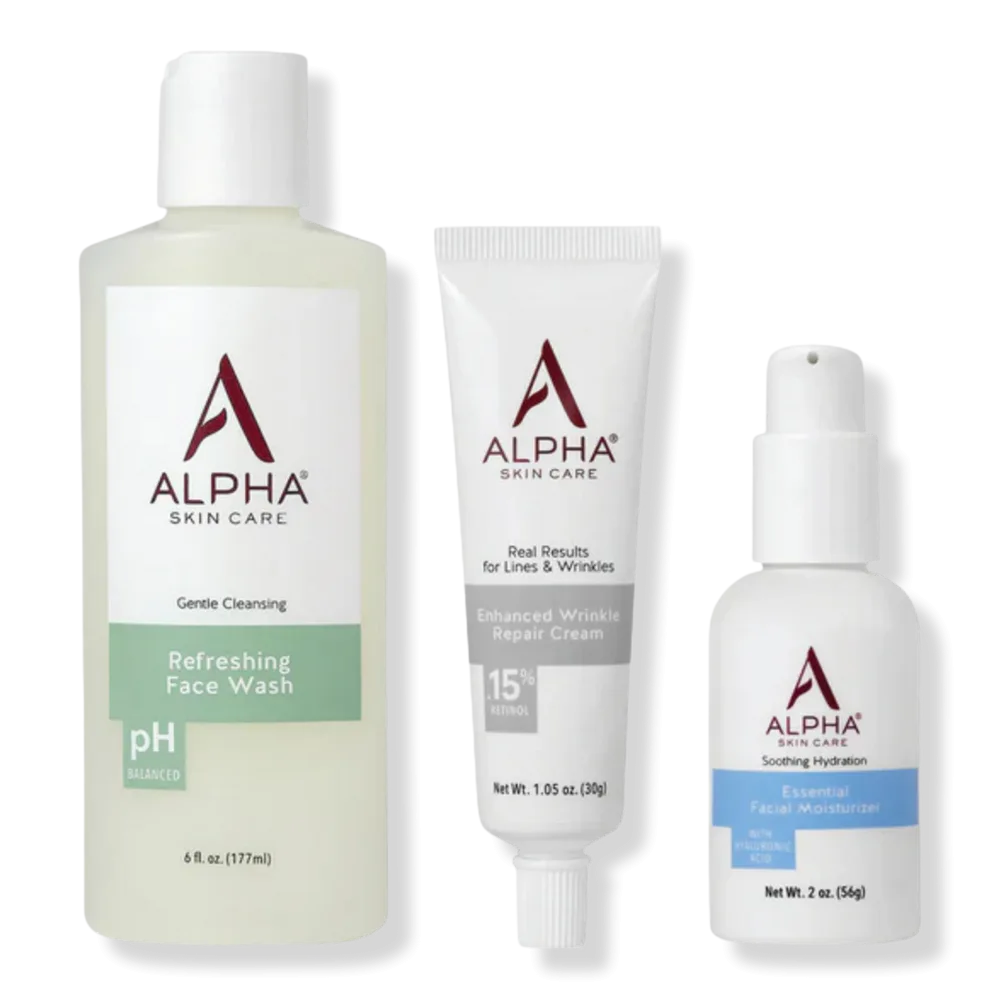 Night Facial Routine by Alpha Skincare