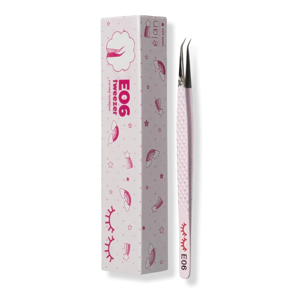 Pink E06 Isolation Tweezer by elan beaute & supplies