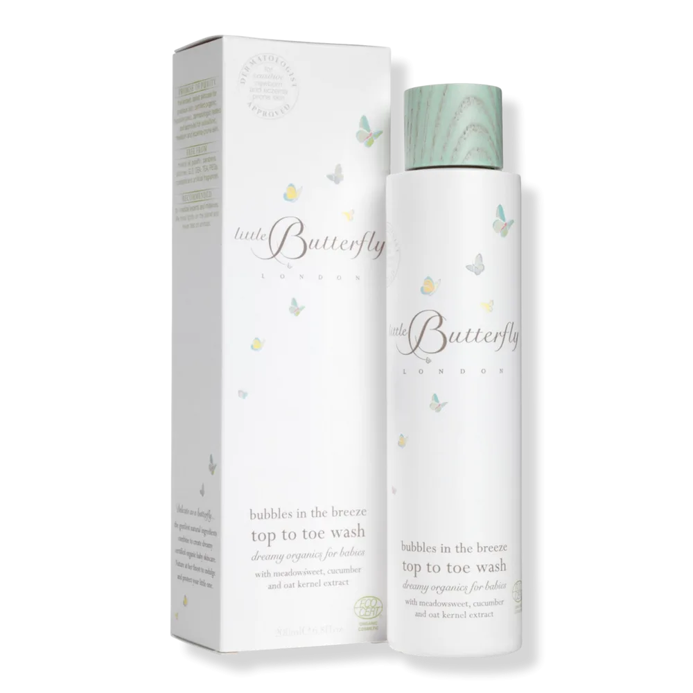 Bubbles in the Breeze Top to Toe Wash by Little Butterfly London