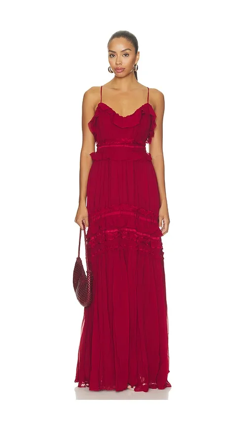 Dorothea Sleeveless Silk Gown by Ulla Johnson