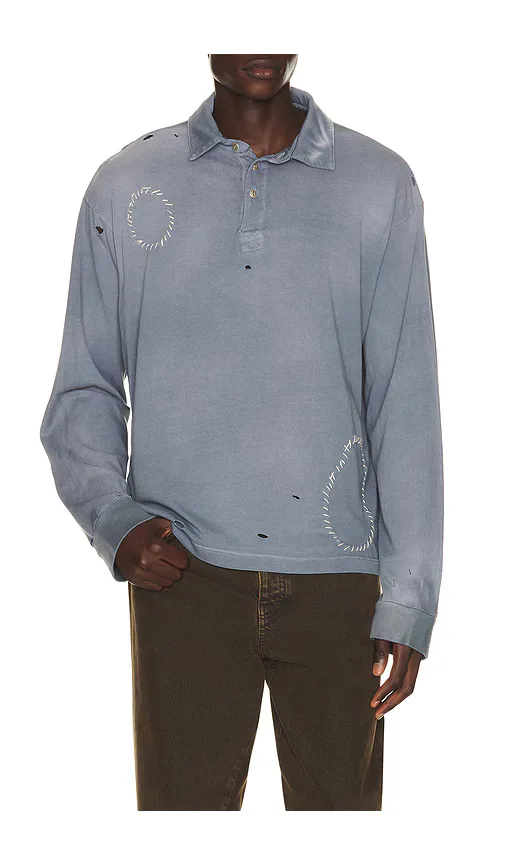 Thrashed Rugby Polo by Strike Oil