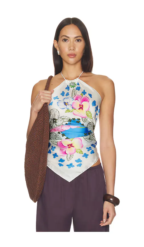Crystal Scarf Blouse by Verandah