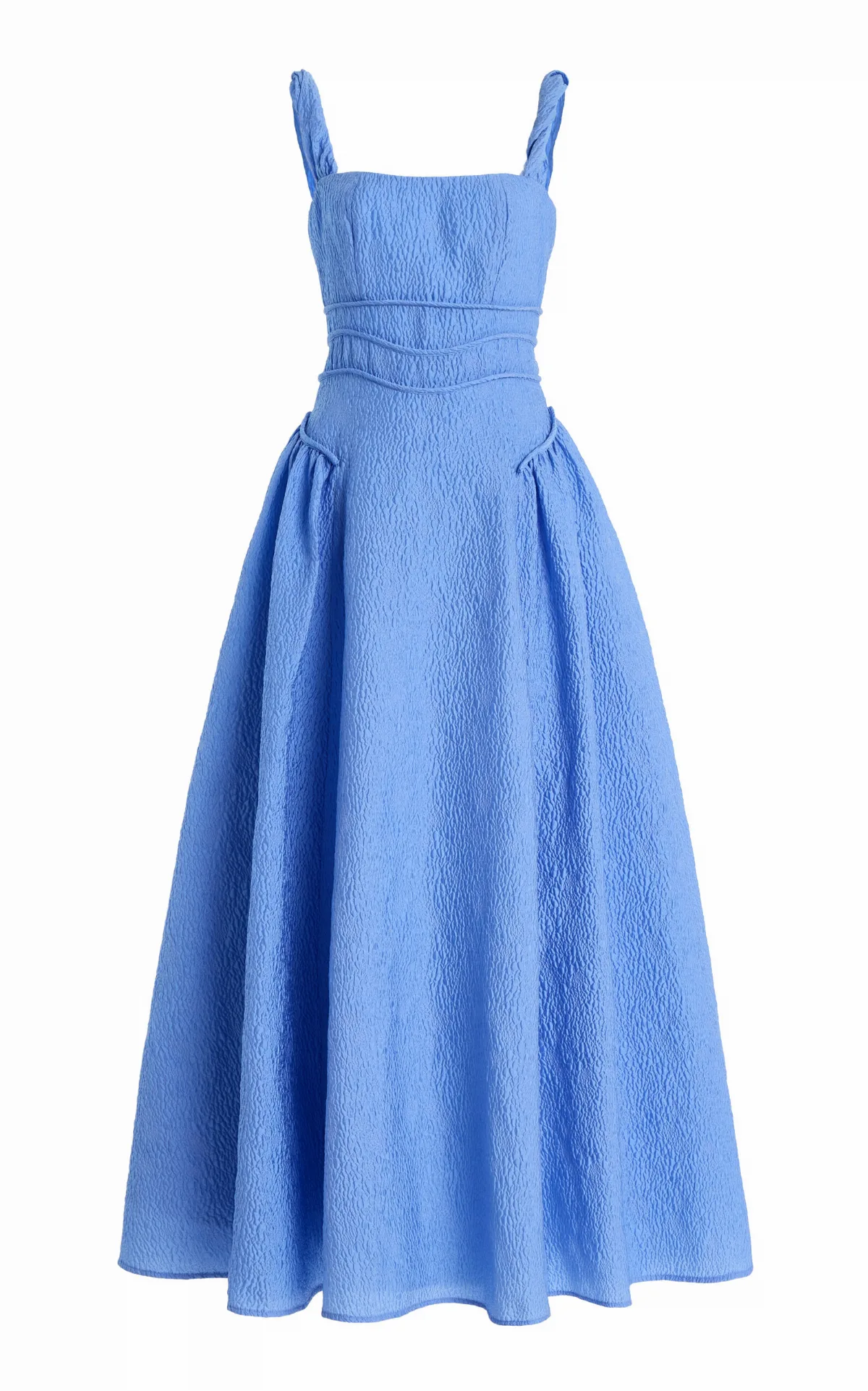 Sophia Gathered Jacquard Maxi Dress by Rachel Gilbert