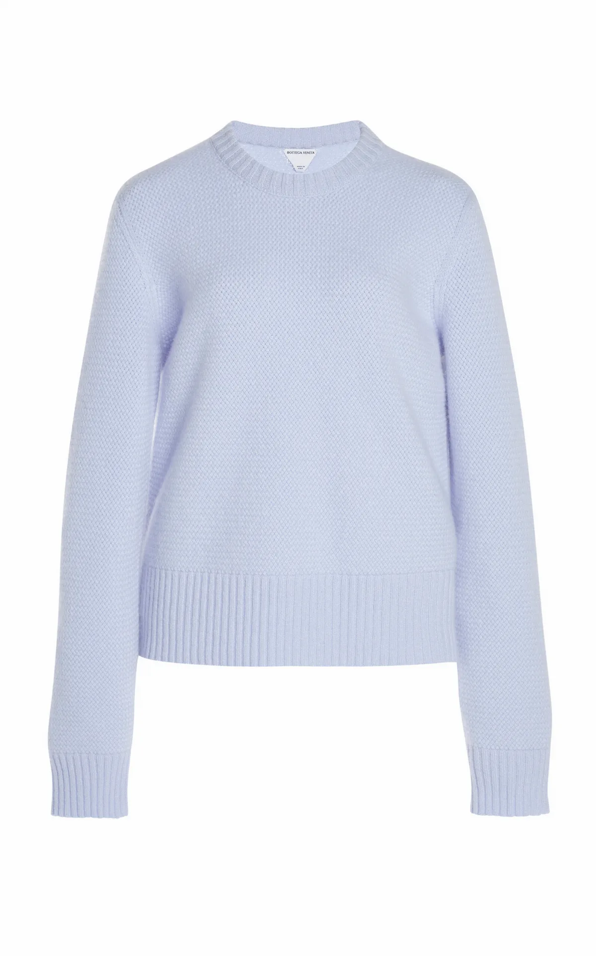 Intrecciato-Knit Cashmere Sweater