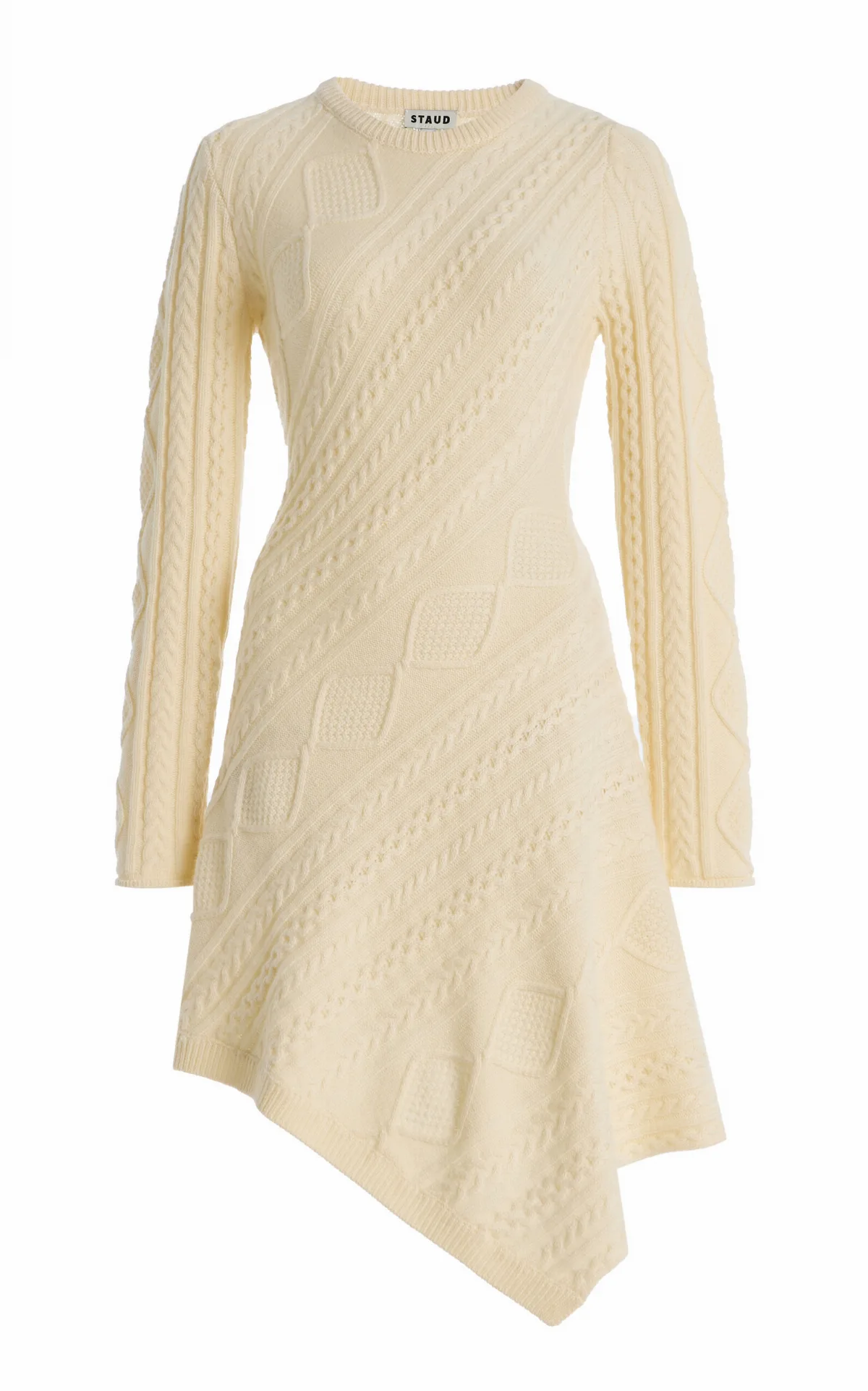 Eva Wool-Blend Mini Sweater Dress by STAUD