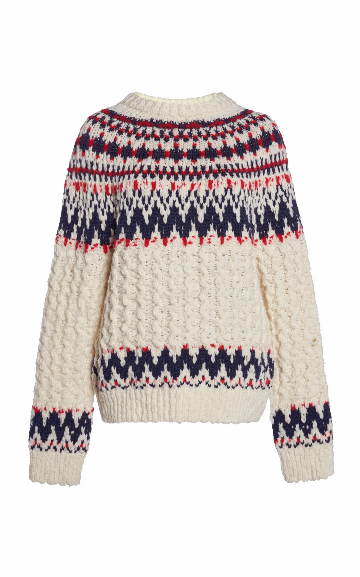 Fair Isle Wool-Blend Top by Moncler Grenoble