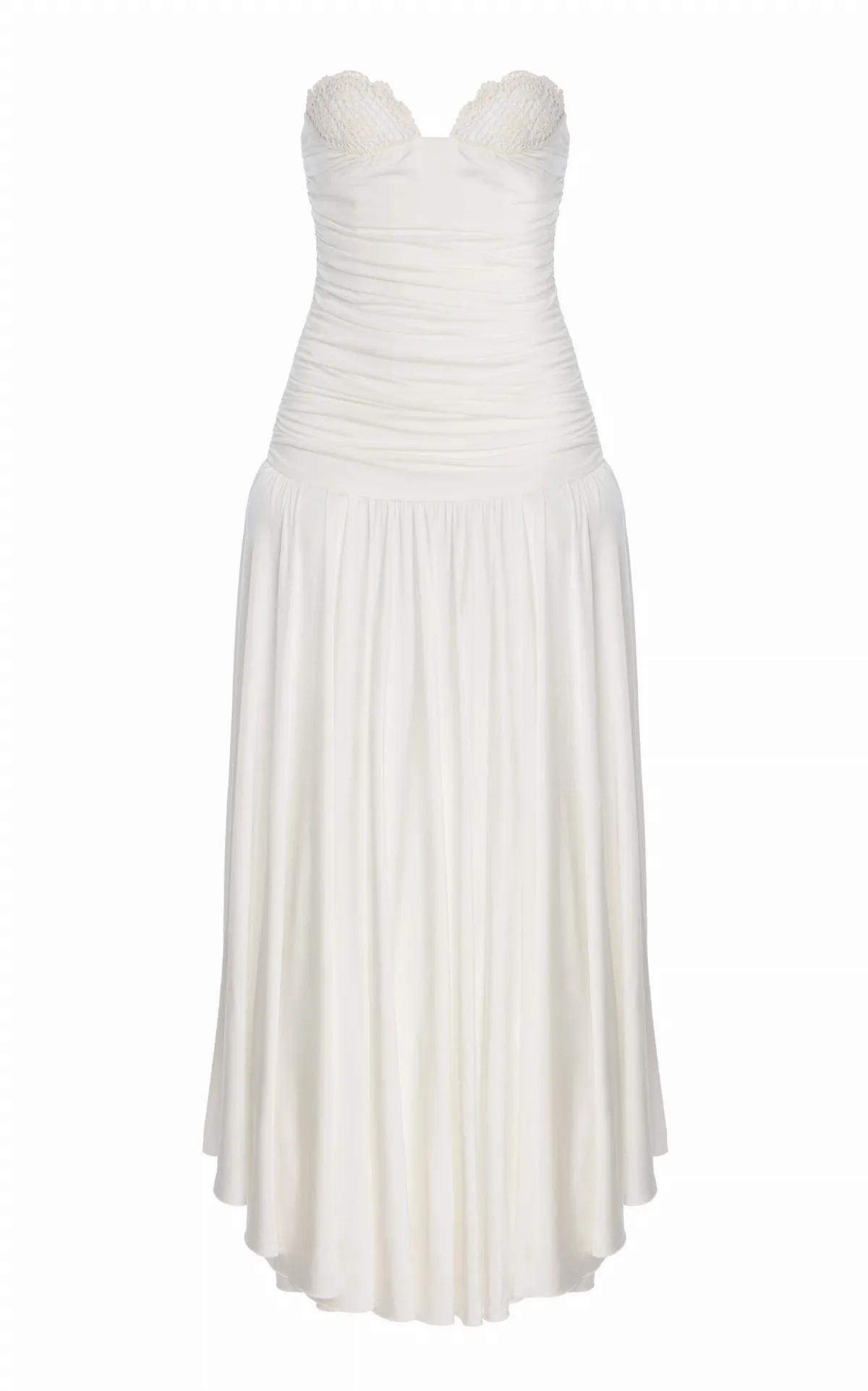 Riviera Crochet-Trim Jersey Maxi Dress by Magda Butrym