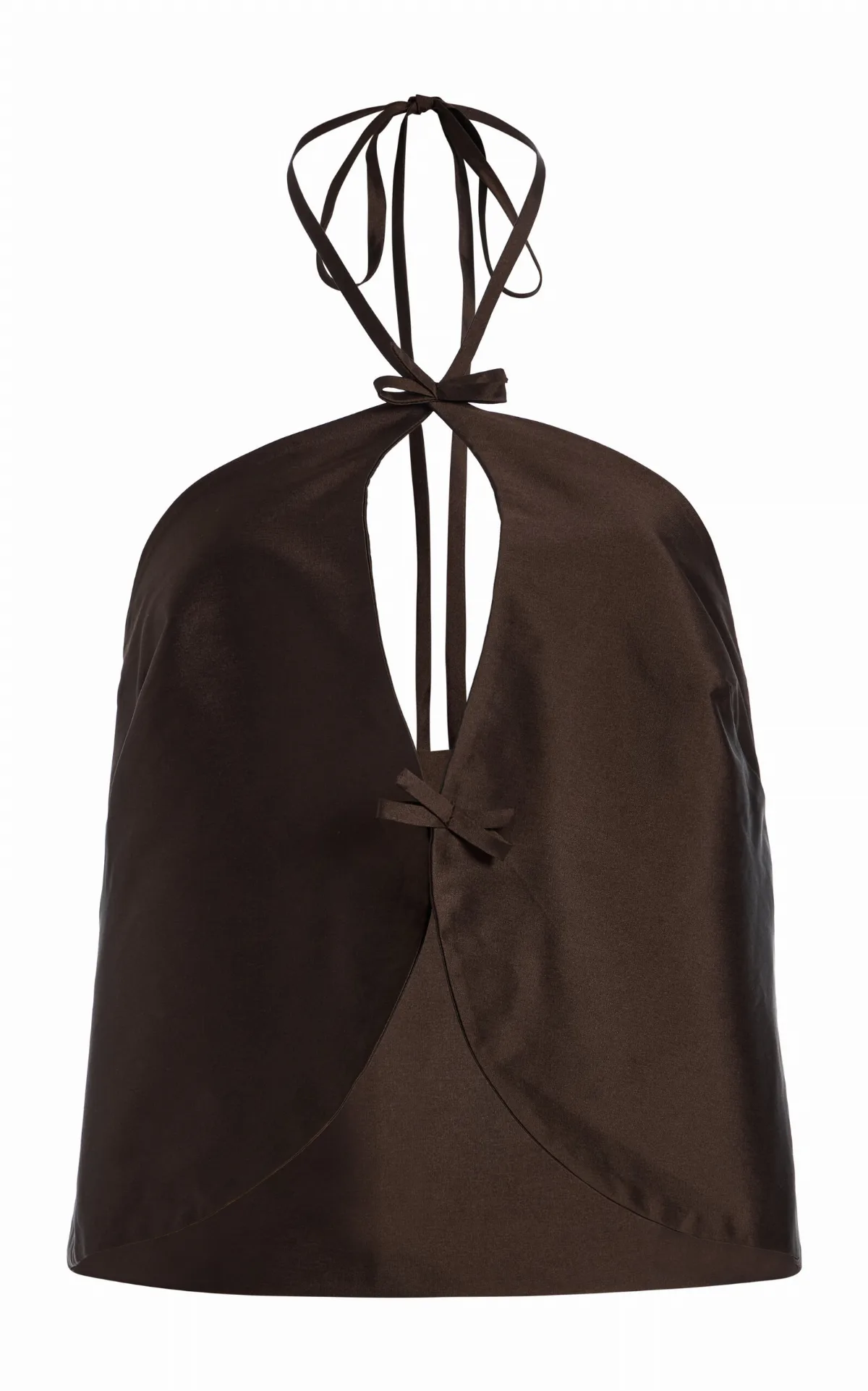 Celeste Taffeta Halter Top by Marlies Grace