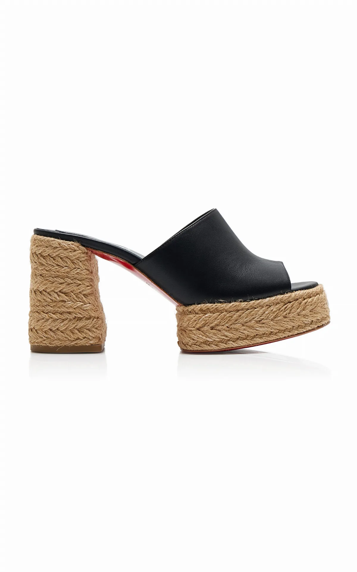Calakala 85mm Leather Platform Mules by Christian Louboutin