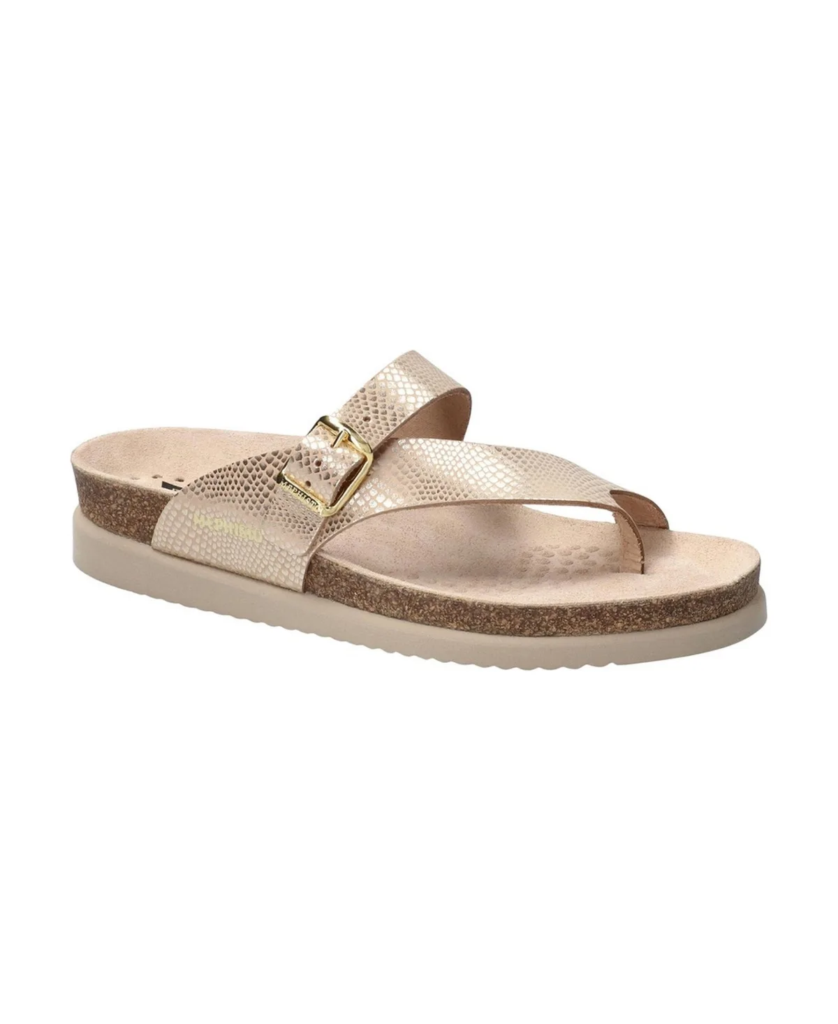 Helen Metallics Sand Havana Leather Sandal