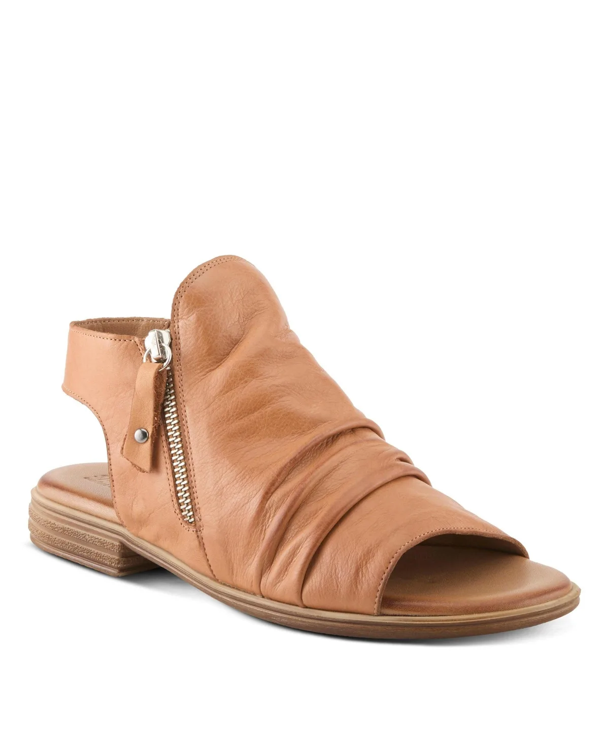 Flat Jalaya Sandal with Leather Upper by Spring Step