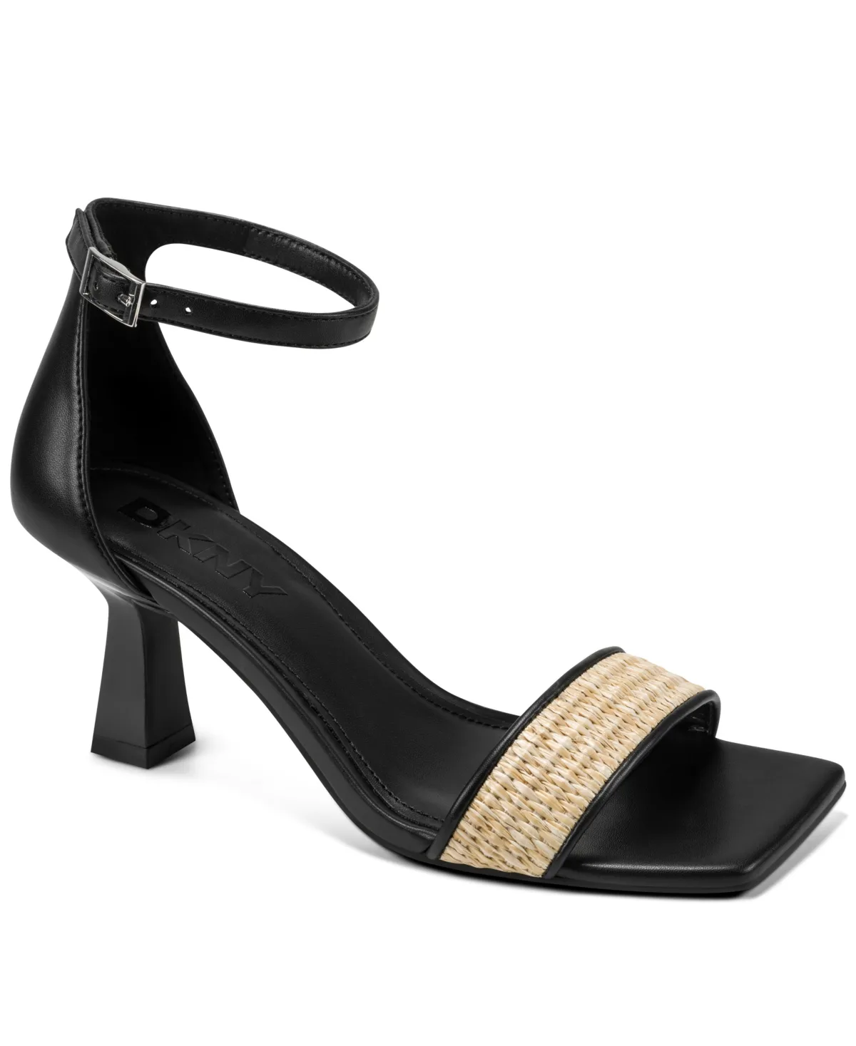 Krazz Raffia Ankle Strap Sandals by Dkny