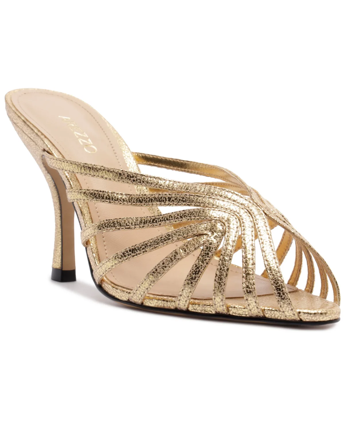 Lucia High Stiletto Mule Sandals by Arezzo