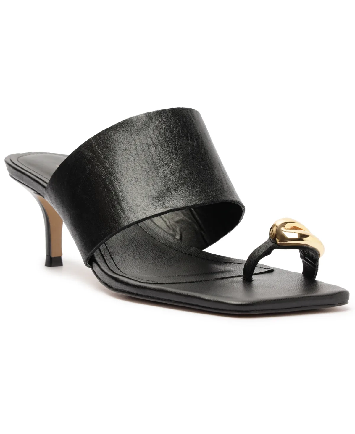 Kendall Mid Stiletto Slip-On Sandals by Arezzo