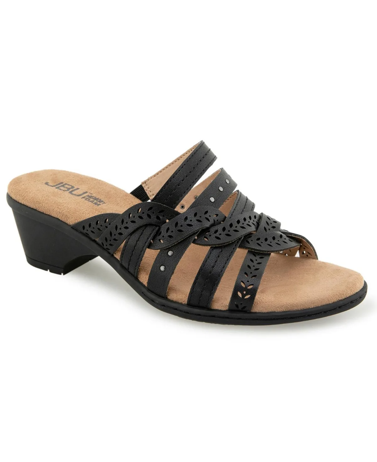 Juna Casual Slip-On Wedge Sandals by Jbu