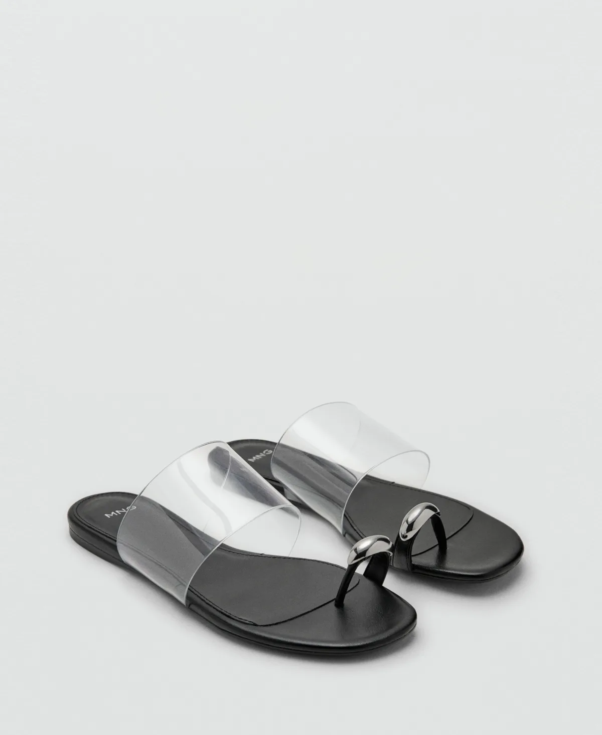 Vinyl Strap Sandals by Mango