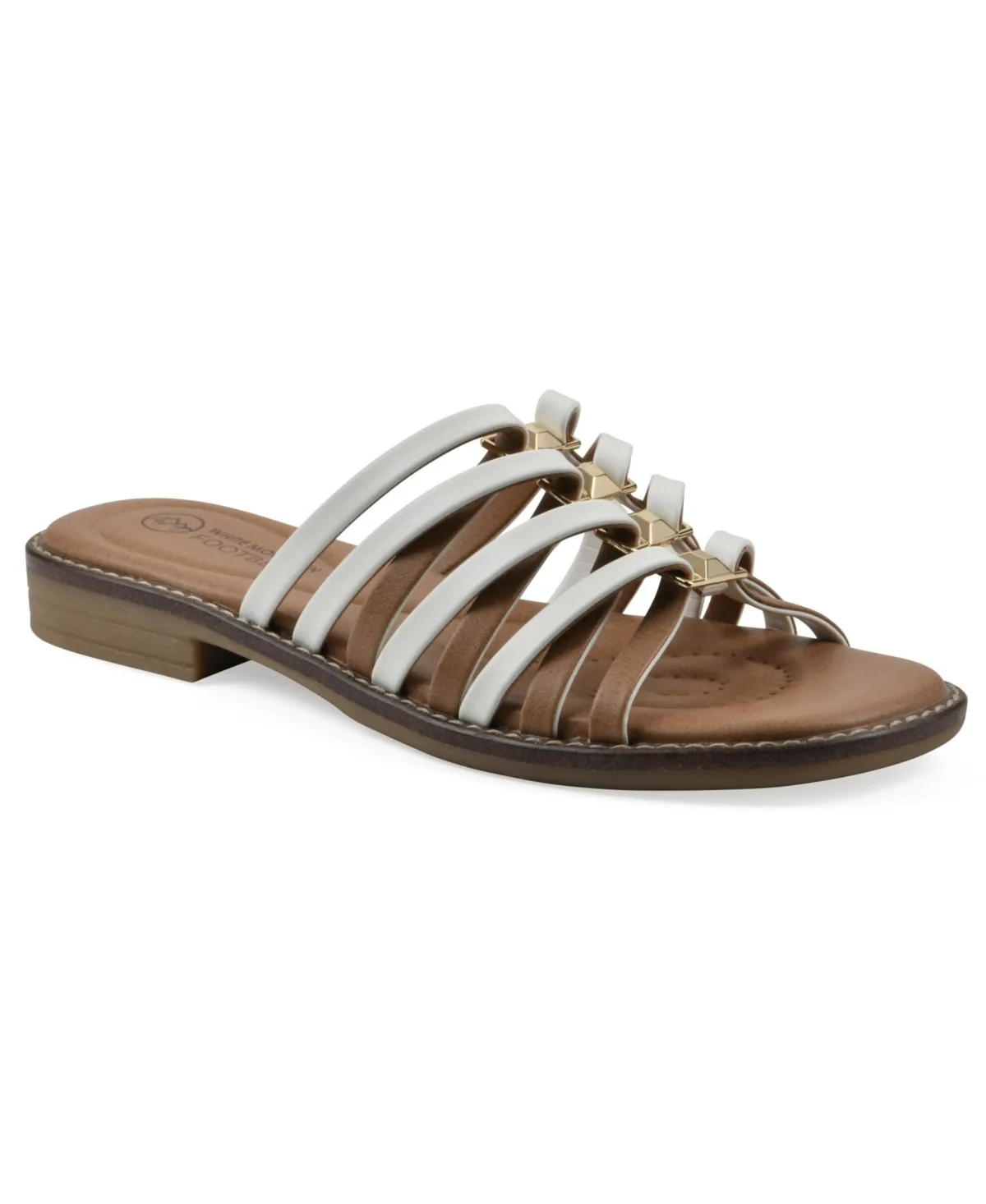 Mazy Slip-On Flat Sandals by White Mountain