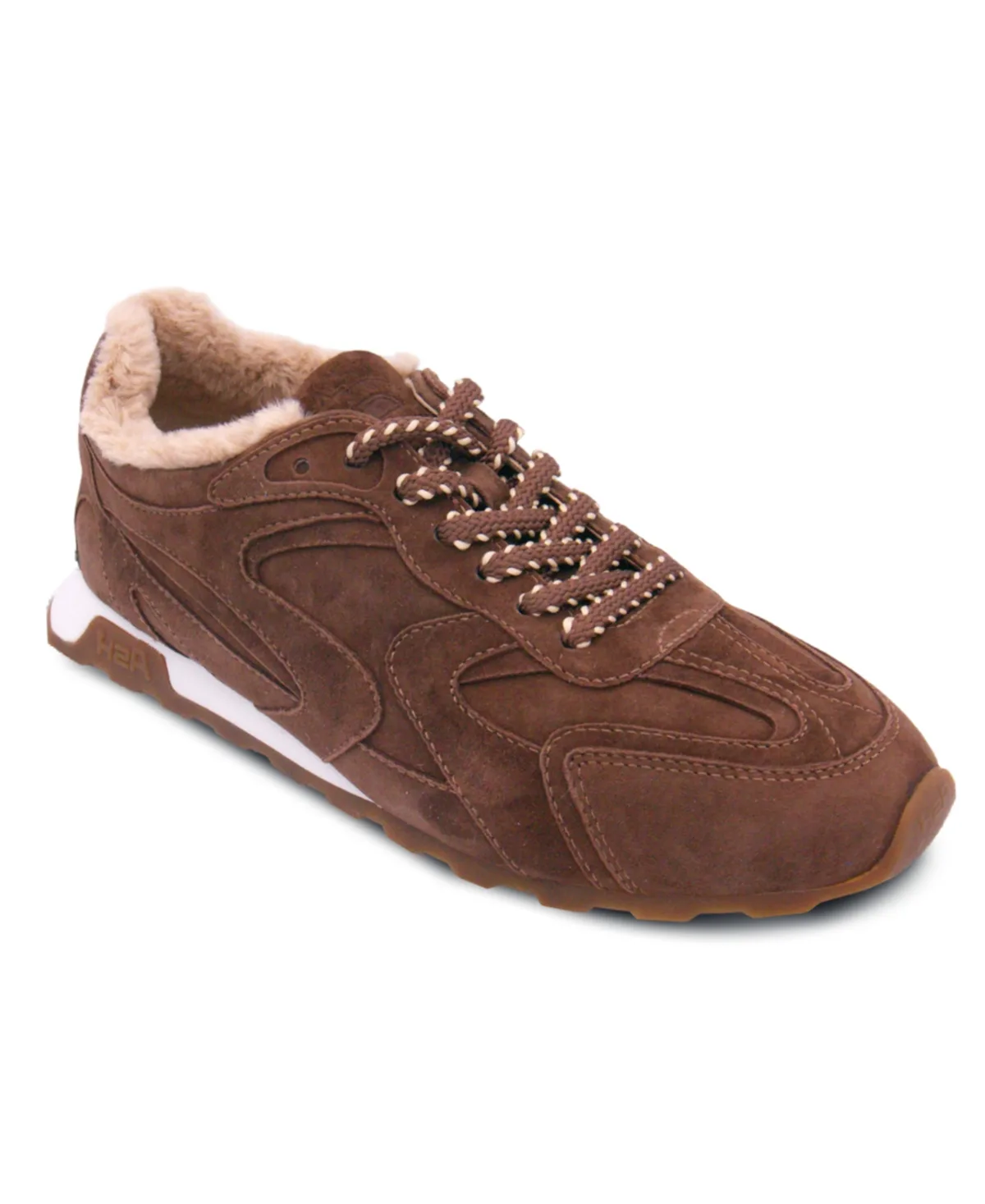 Kasar Fur Lace-Up Sneakers by Ash